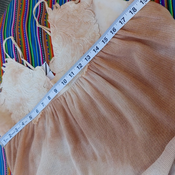 ZARA Maxi Sleveless Dress in Tan and Peach Hues, Size Medium, NWT - Picture 16 of 17